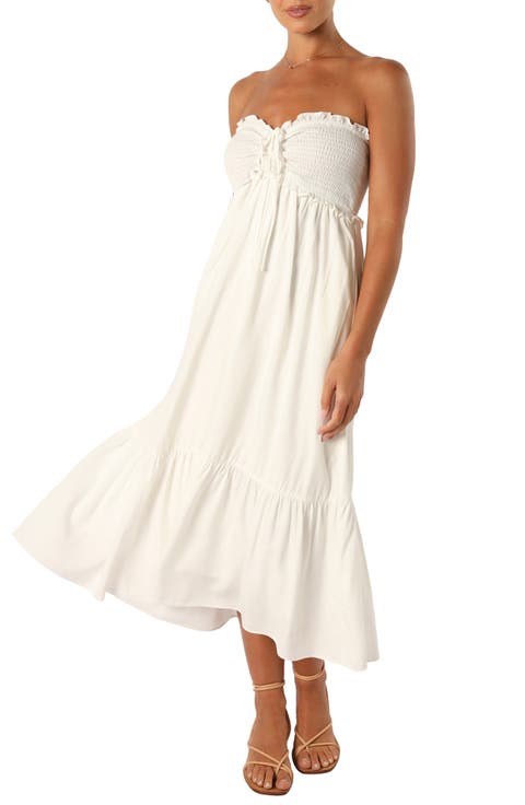 Dayton Strapless Midi Dress