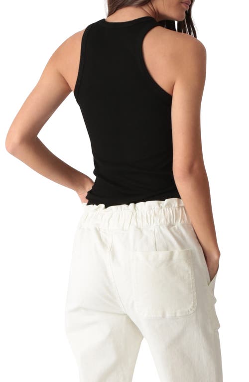 Electric & Rose Sinclair Tank Top In Onyx In Black