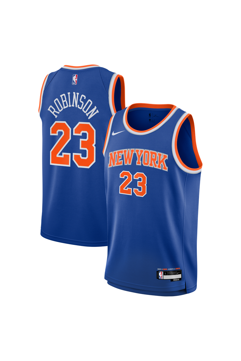 Youth Nike Mitchell Robinson Blue New York Knicks Swingman Jersey - Icon Edition, Main, color, Blue