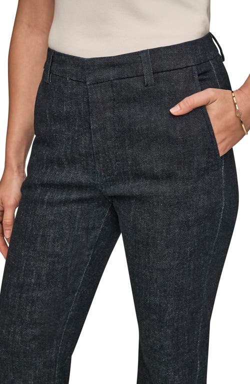 Donna Karan New York The Donna Straight Leg Woven Pants In Black