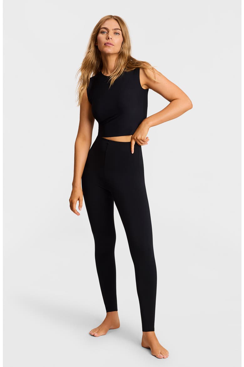 Butter Luxe Leggings, Alternate, color, BLACK