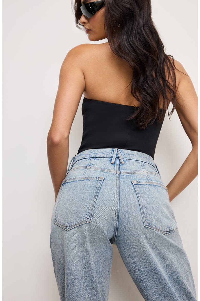 Crystal Stars Good '90s Crop Straight Leg Jeans, Alternate, color, INDIGO908