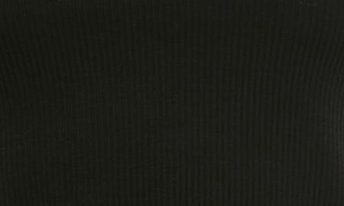 Urban Social Rib Tank Top In Black