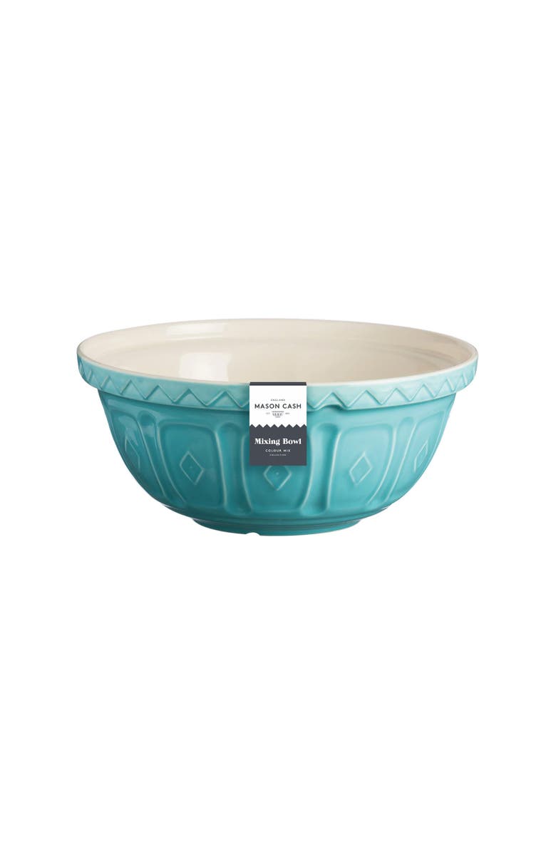 MASON CASH Color Mix Turquoise Size 18 Mixing Bowl, 2.85 Quart, Alternate, color, 