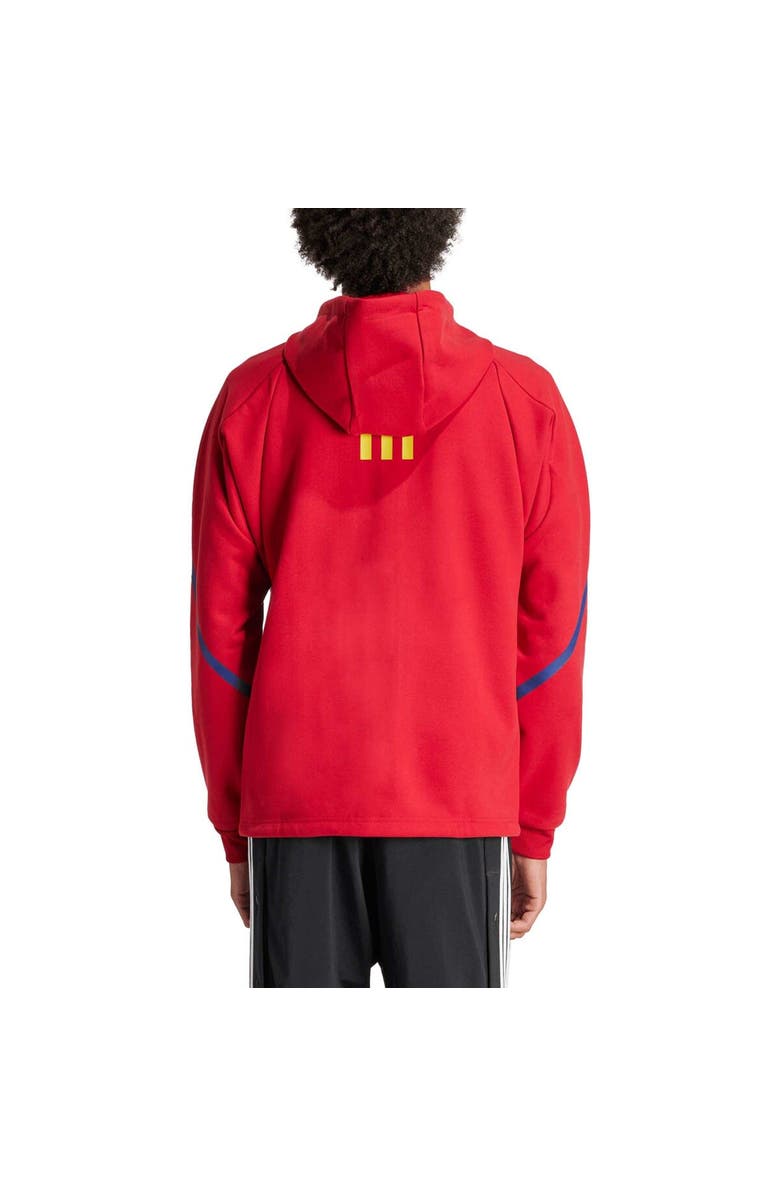 adidas Men's adidas Red Real Salt Lake 2024 Anthem Travel Raglan Sleeve Full-Zip Jacket, Alternate, color, 