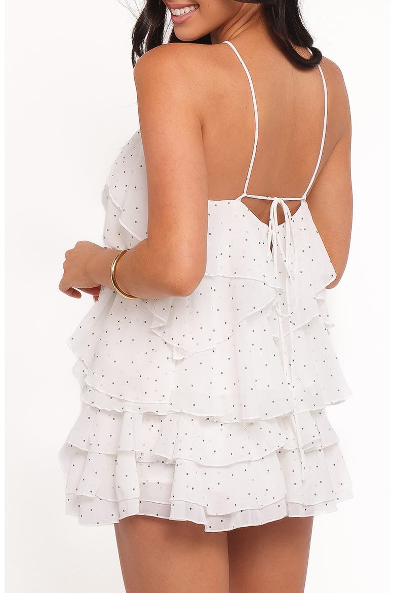 Kit Ruffled Skort Set, Alternate, color, WHITE POLKA DOT