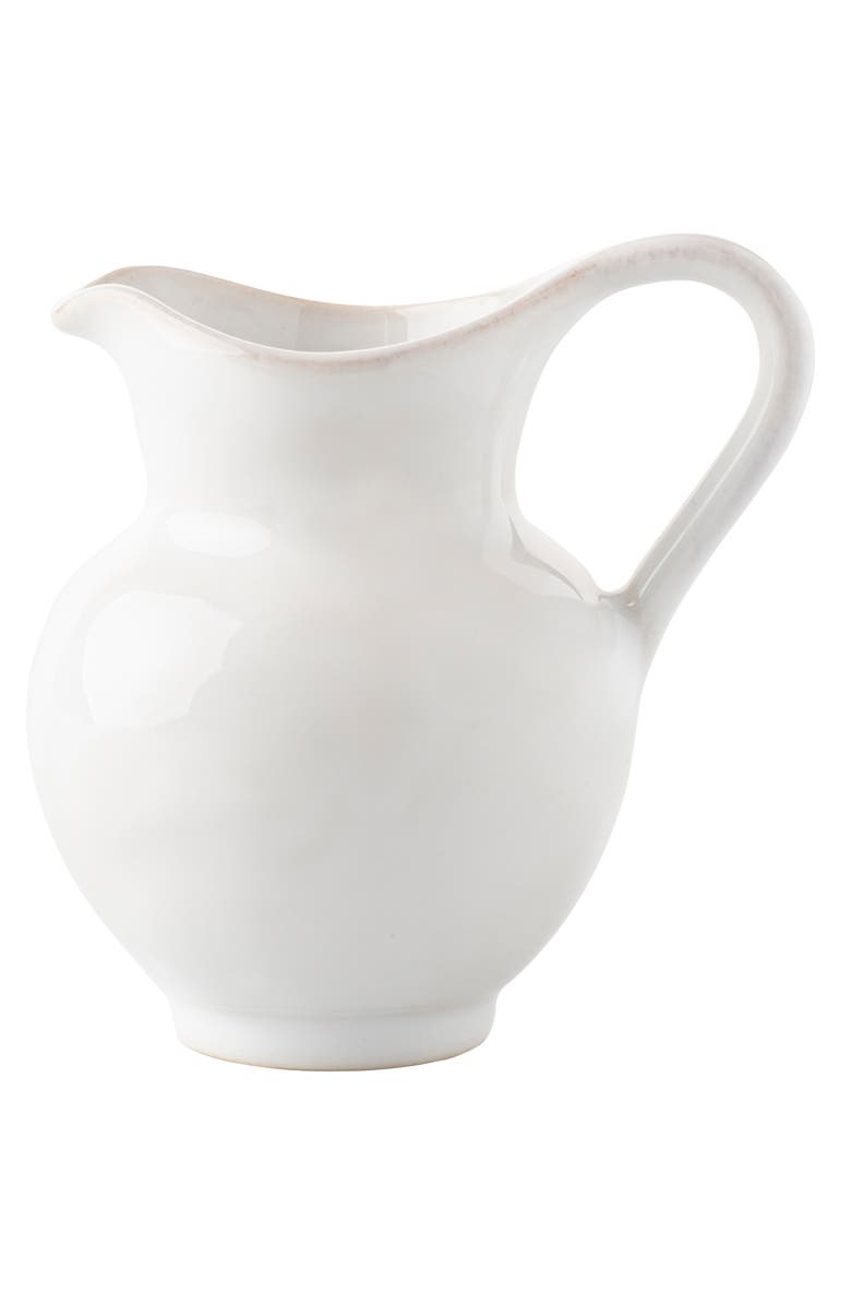 Juliska Puro Whitewash Creamer, Main, color, Whitewash