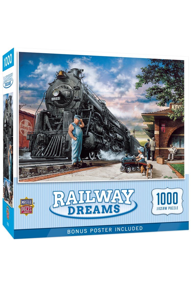Railway Dreams 1000 Piece Jigsaw Puzzle, Main, color, Multicolor