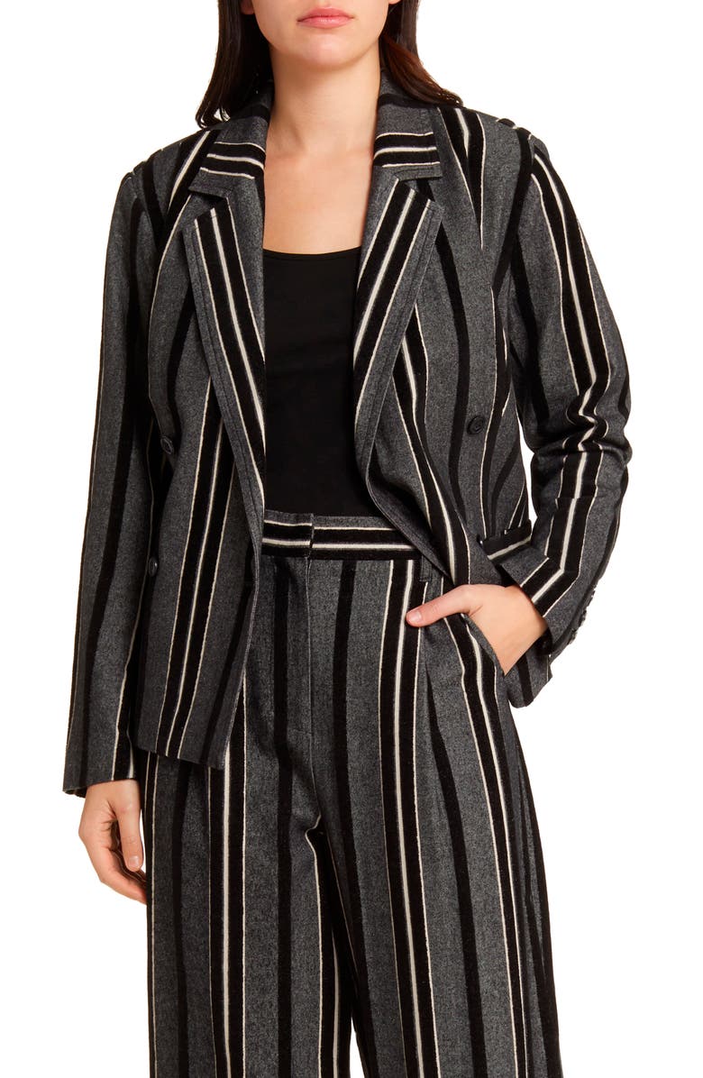 Masai Copenhagen Majadeloo Stripe Cotton Jacket, Main, color, 