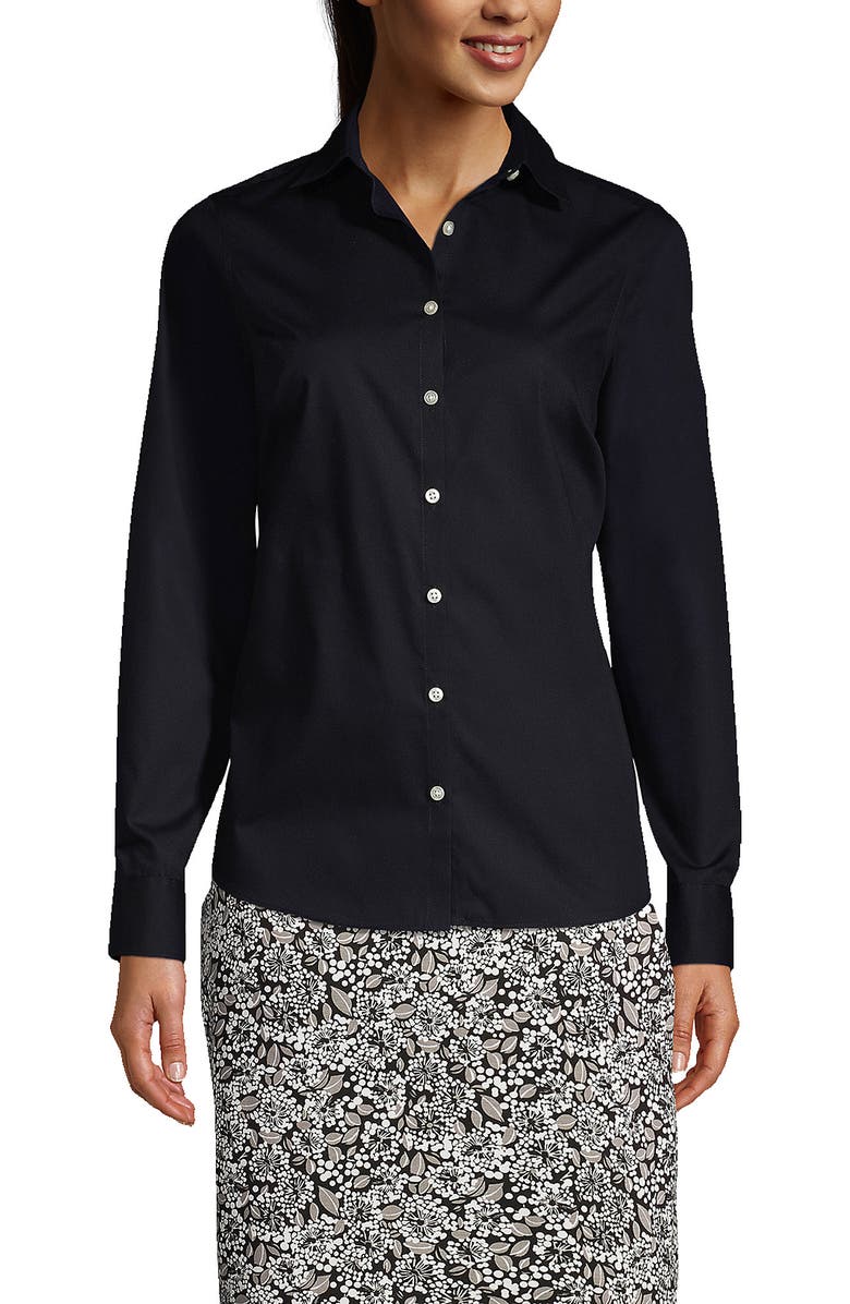 Lands' End Long Sleeve Broadcloth Shirt, Main, color, 