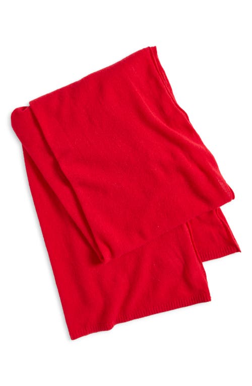 Nordstrom Cashmere Scarf In Red
