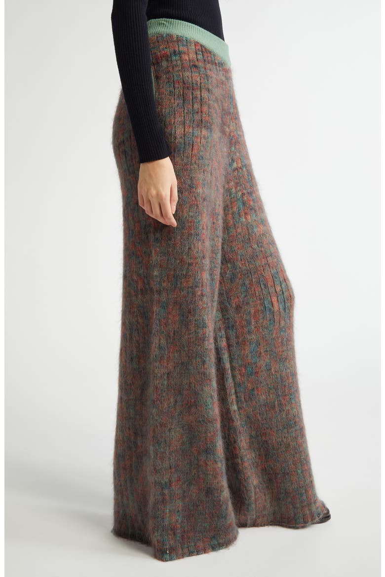 Ludvig Oversize Alpaca & Mohair Blend Knit Pull-On Pants, Alternate, color, SPACE DIE