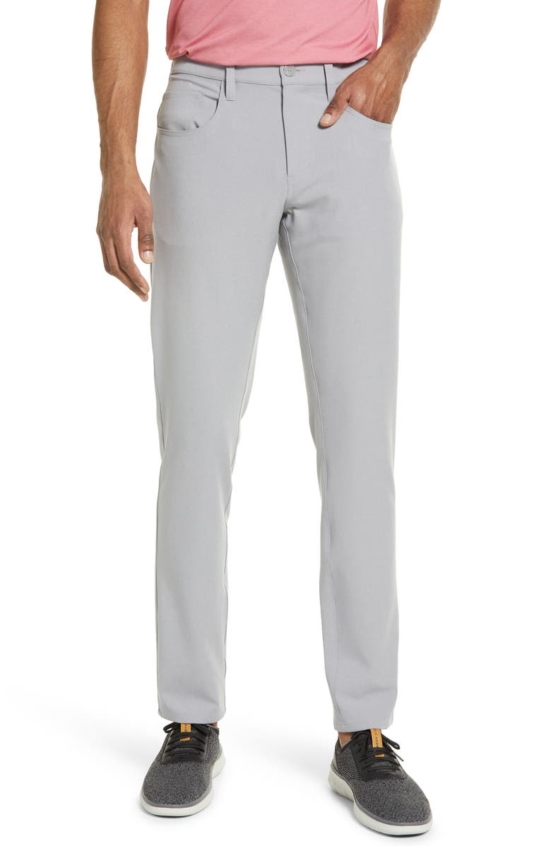TravisMathew Open to Close Performance Pants, Main, color, Heather Sleet