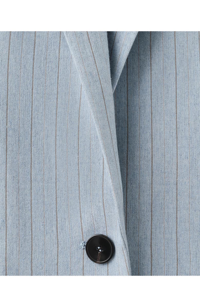 MANGO Pinstripe Suit Blazer, Alternate, color, 