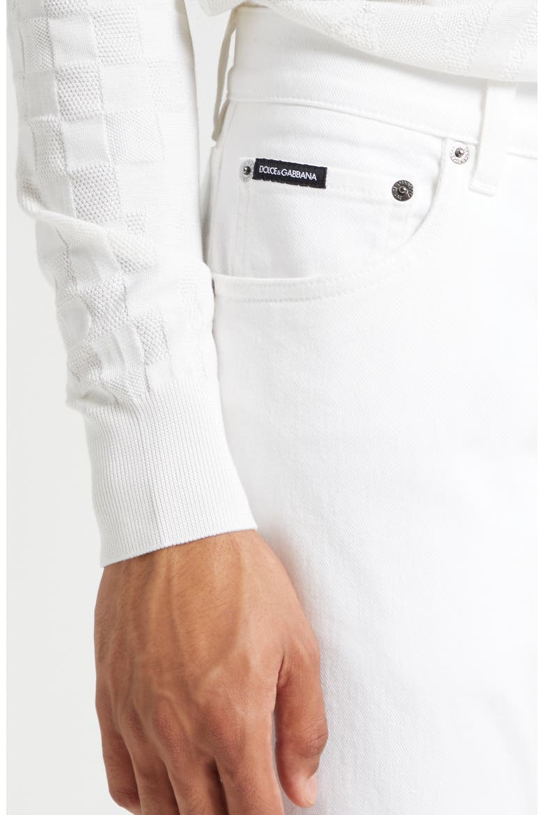 Stretch Slim Fit Jeans, Alternate, color, WHITE
