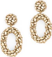 Deepa Gurnani Dinorah Crystal Drop Earrings