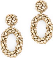 Deepa Gurnani Dinorah Crystal Drop Earrings