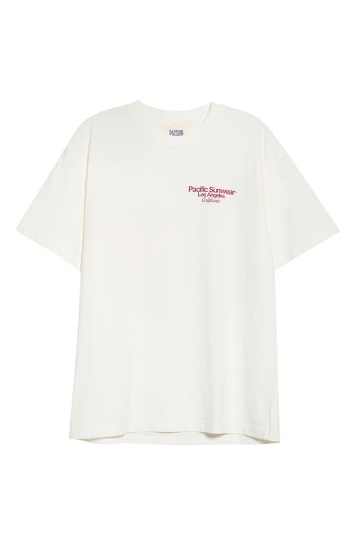 Pacsun Rooted Fruit Graphic T-shirt In White