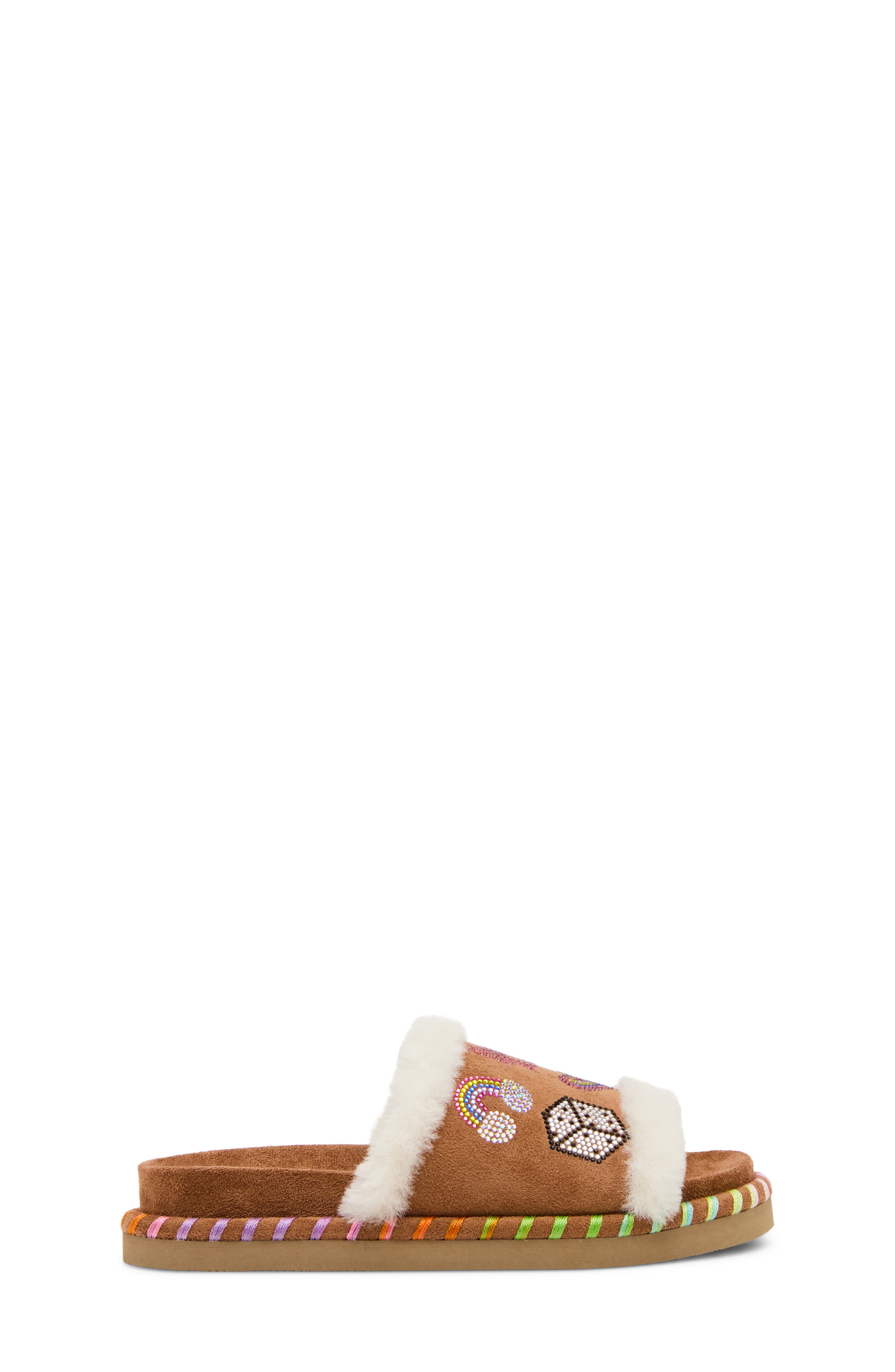 Kids' Jzuzu Slide, Alternate, color, COGNAC