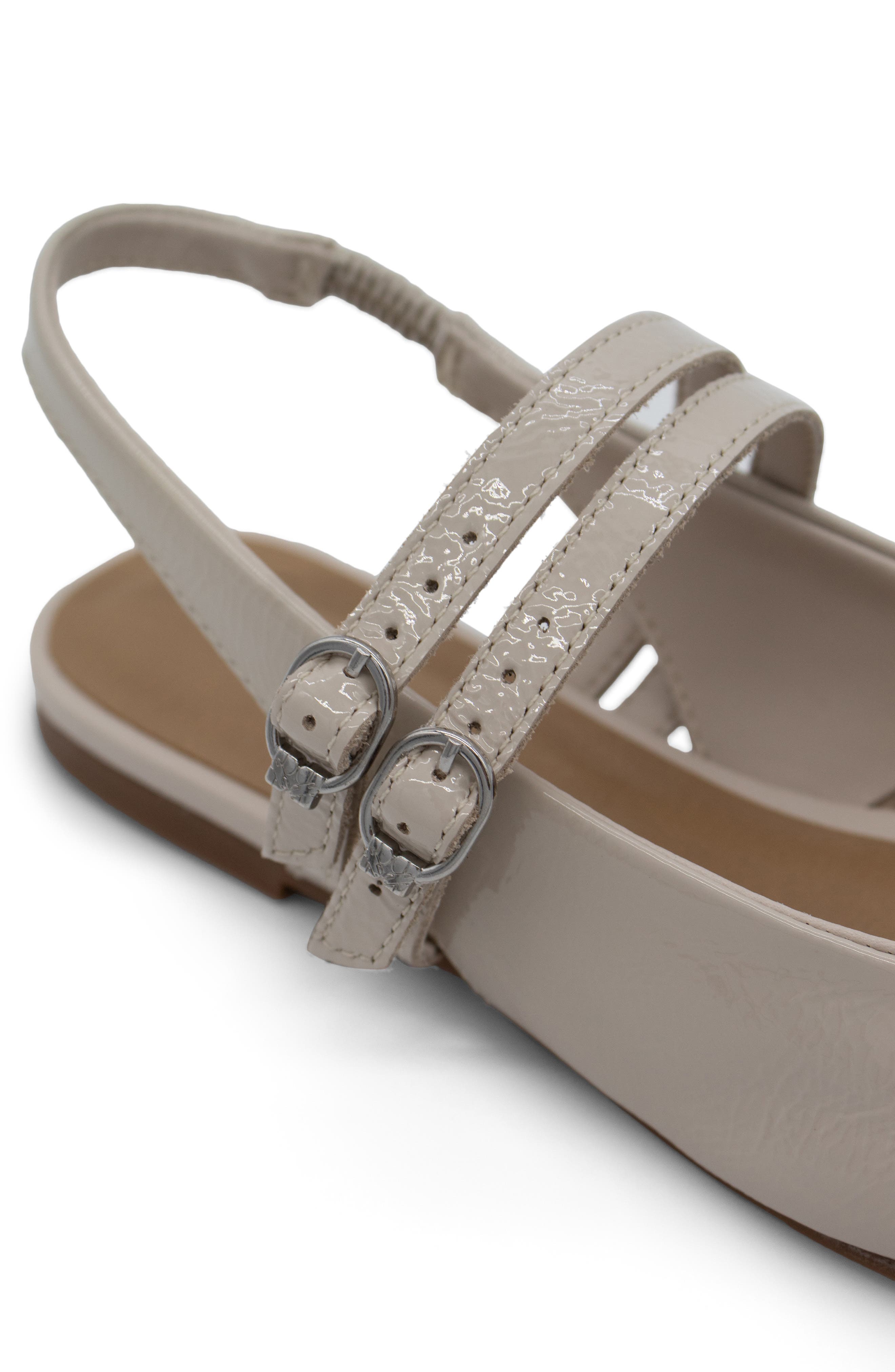 Botkairi Slingback Flat, Alternate, color, OFF WHITE