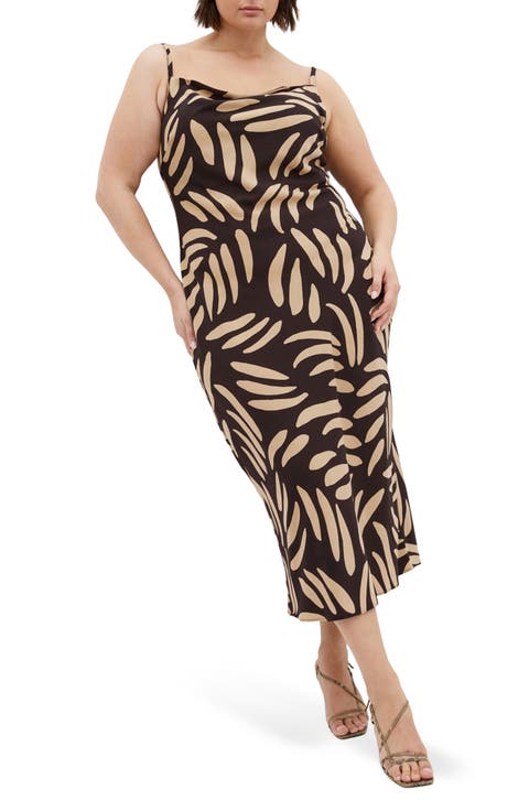 Bayley Cowl Neck Slipdress (Plus)