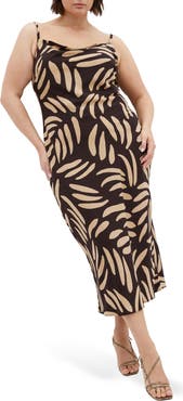 City Chic Bayley Cowl Neck Slipdress