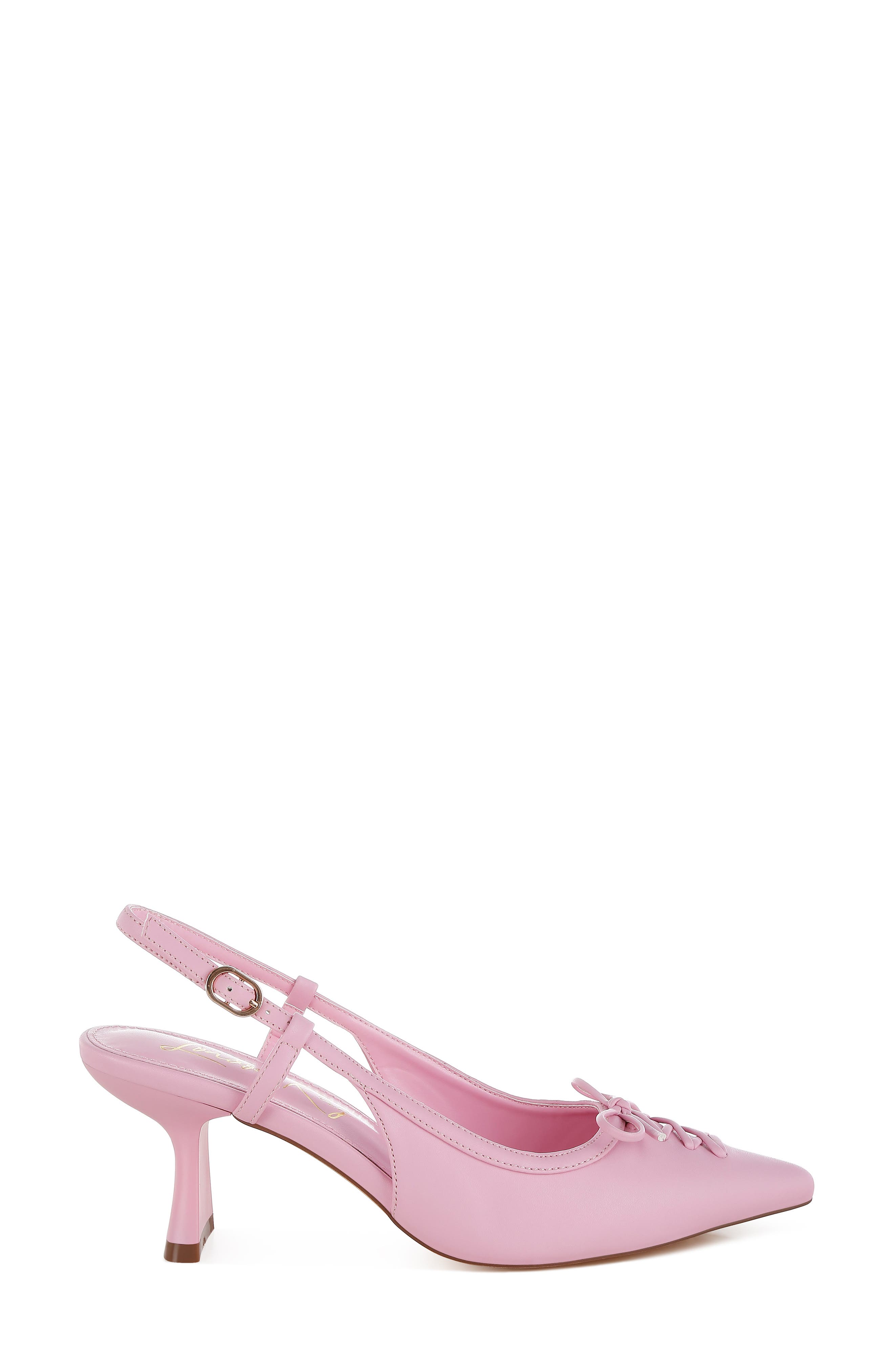 Danvers Pointed Toe Slingback Pump, Alternate, color, PINK