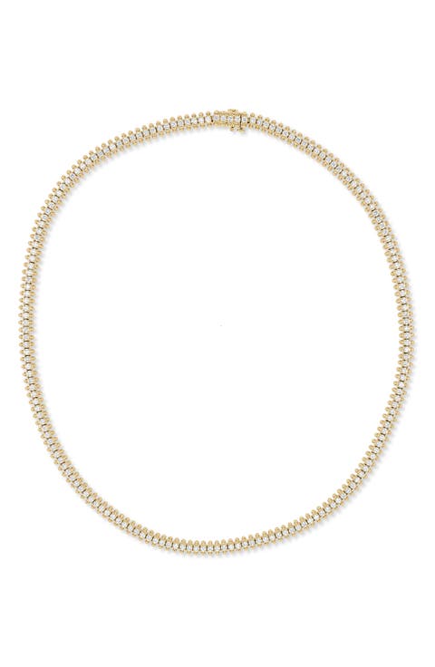 Florentine Diamond Tennis Necklace