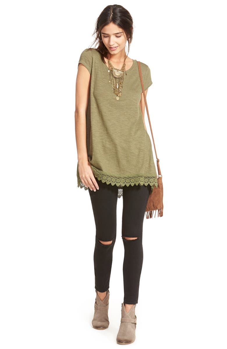 Articles of Society 'Sarah' Distressed Skinny Jeans, Alternate, color,