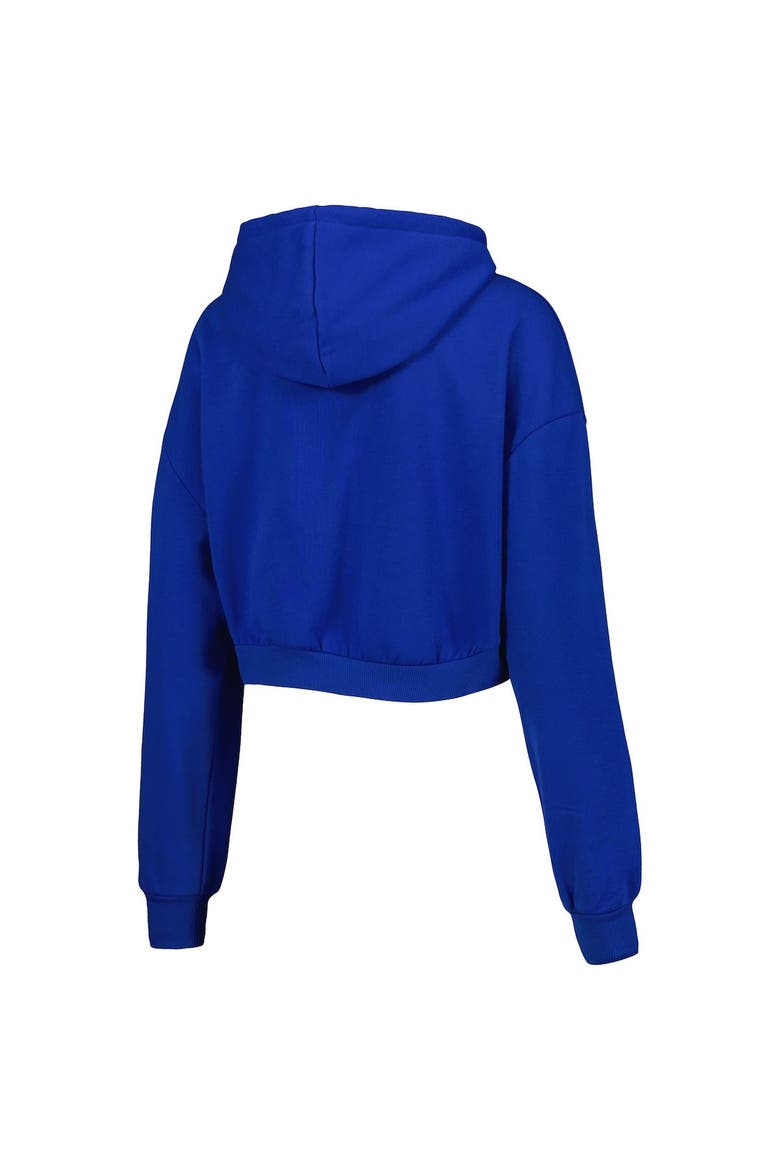 Women's The Wild Collective Royal Buffalo Bills Cropped Pullover Hoodie, Alternate, color, Royal