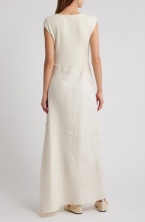 Rag & Bone Lina Cap Sleeve Maxi Dress In Neutral