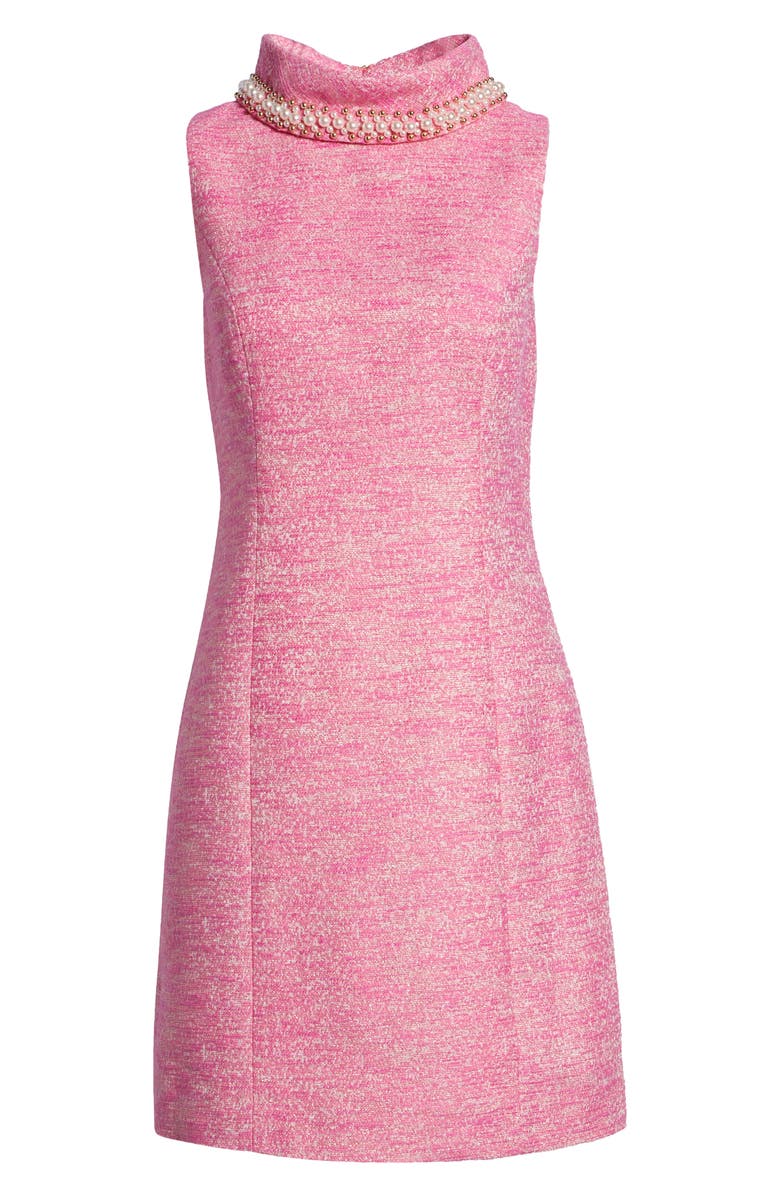 Lilly Pulitzer<sup>®</sup> Portia Embellished Mock Neck Shift Dress, Alternate, color, 