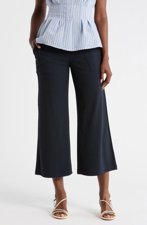 Crop Wide Leg Pants