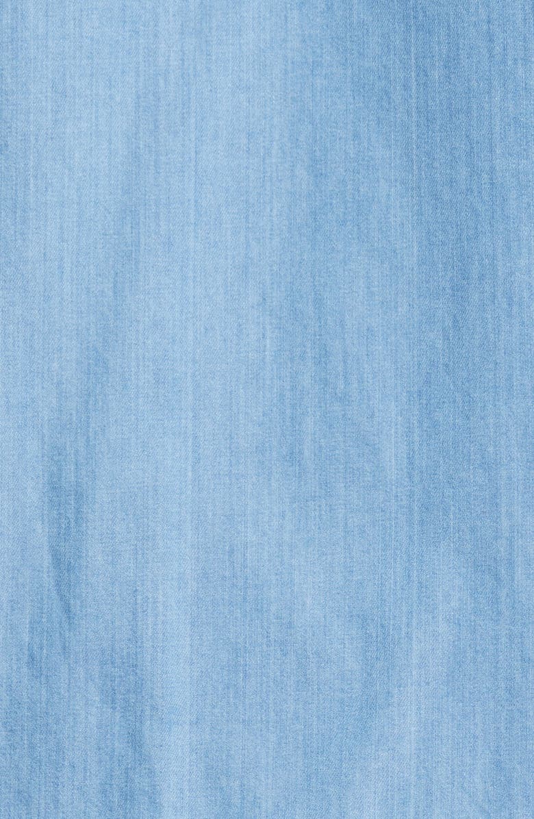 Brunello Cucinelli Snap-Up Denim Western Shirt, Alternate, color, 