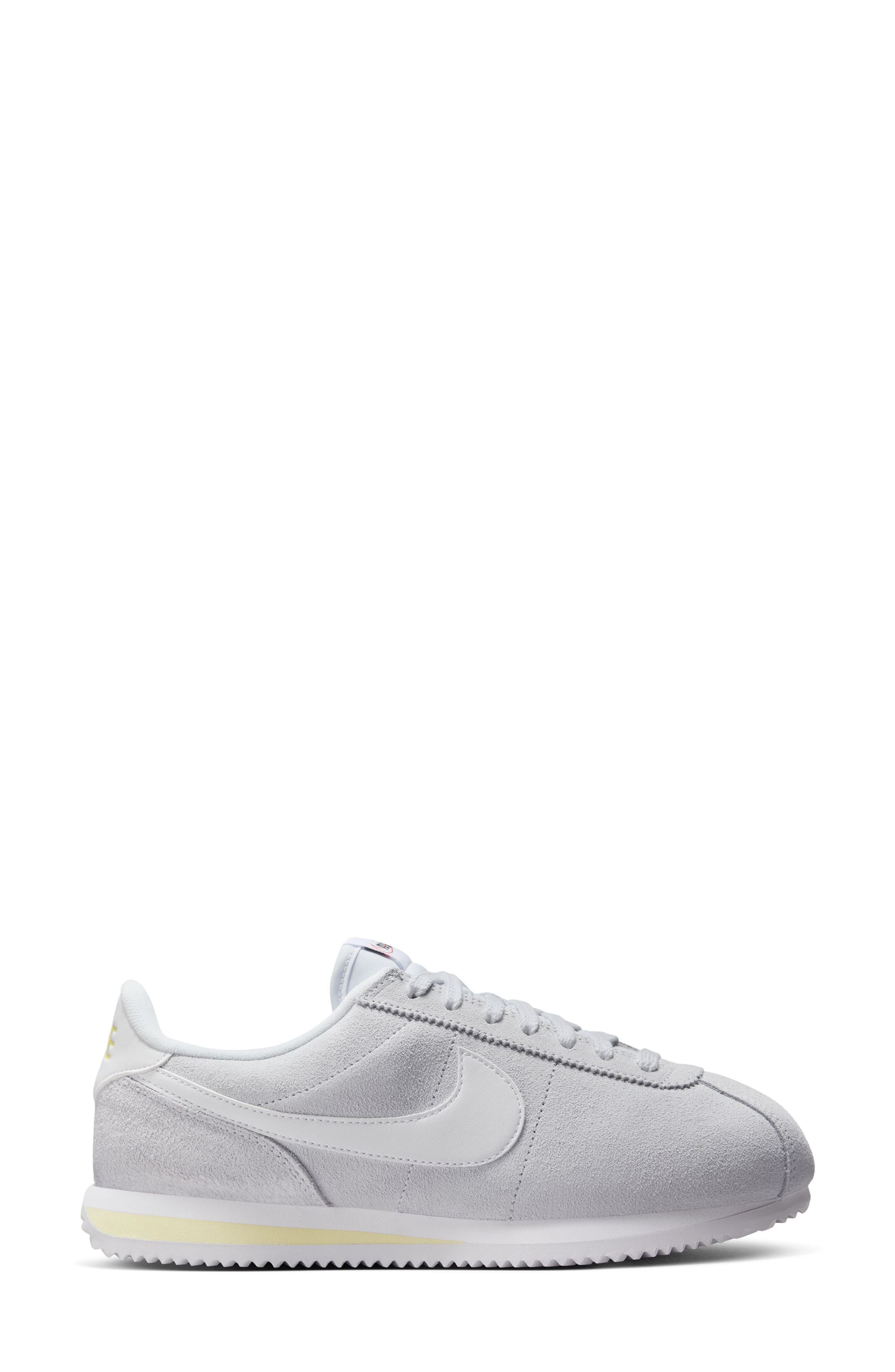 Nike Cortez Sneaker, Alternate, color, Football Grey/ White