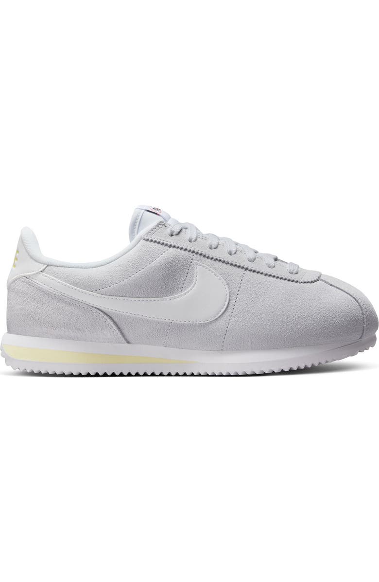 Nike Cortez Sneaker, Alternate, color, Football Grey/ White