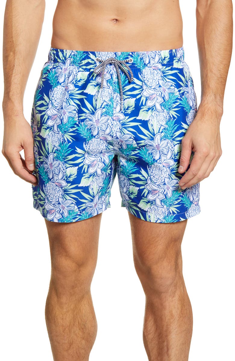 Boardies Aloha Navy Swim Trunks, Main, color, Navy