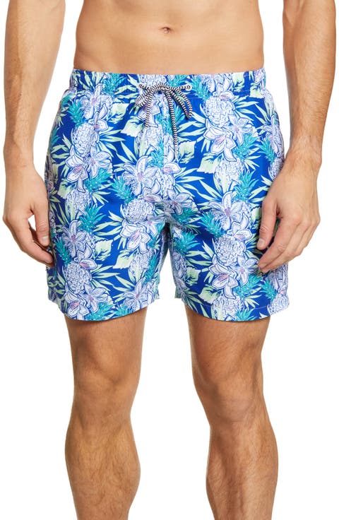 Aloha Navy Swim Trunks