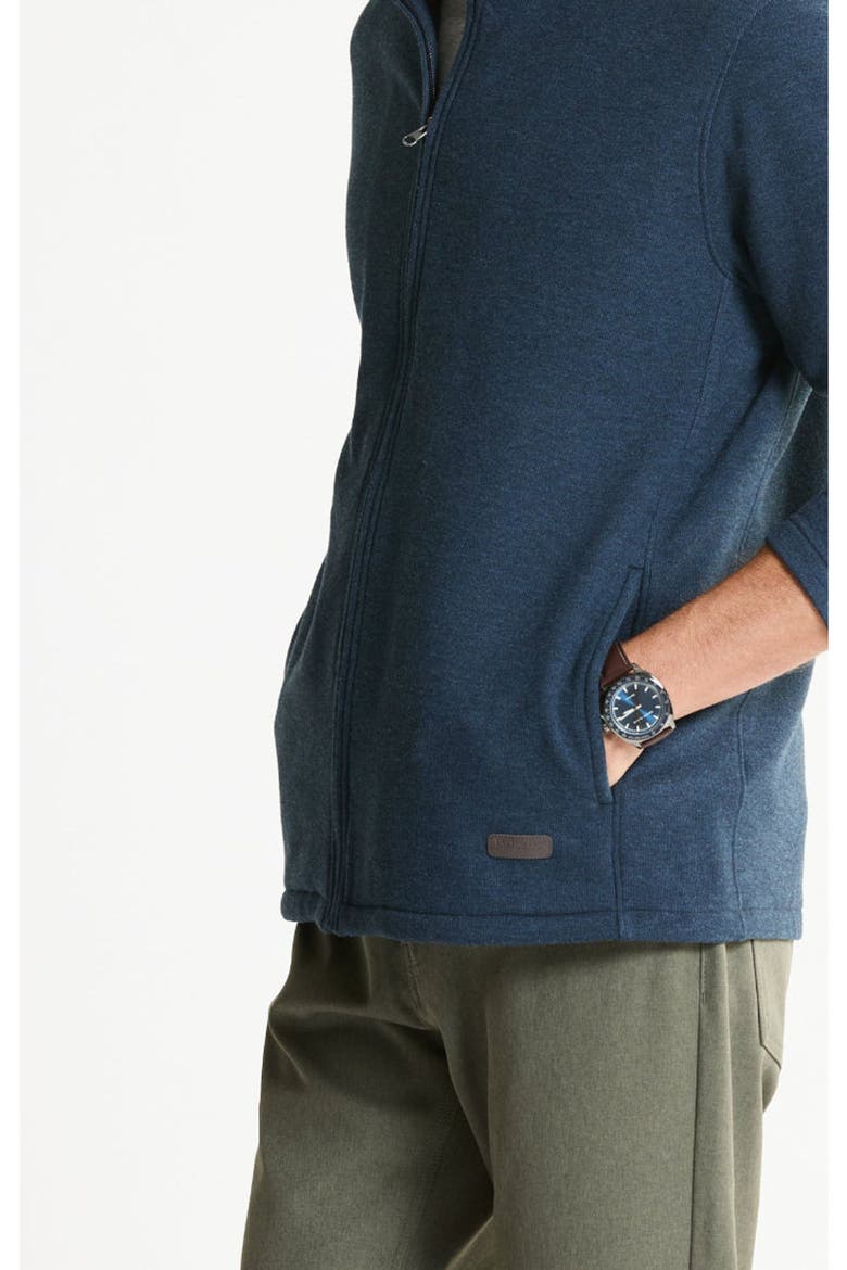 Brawny Rib Knit Full Zip, Alternate, color, BLUE