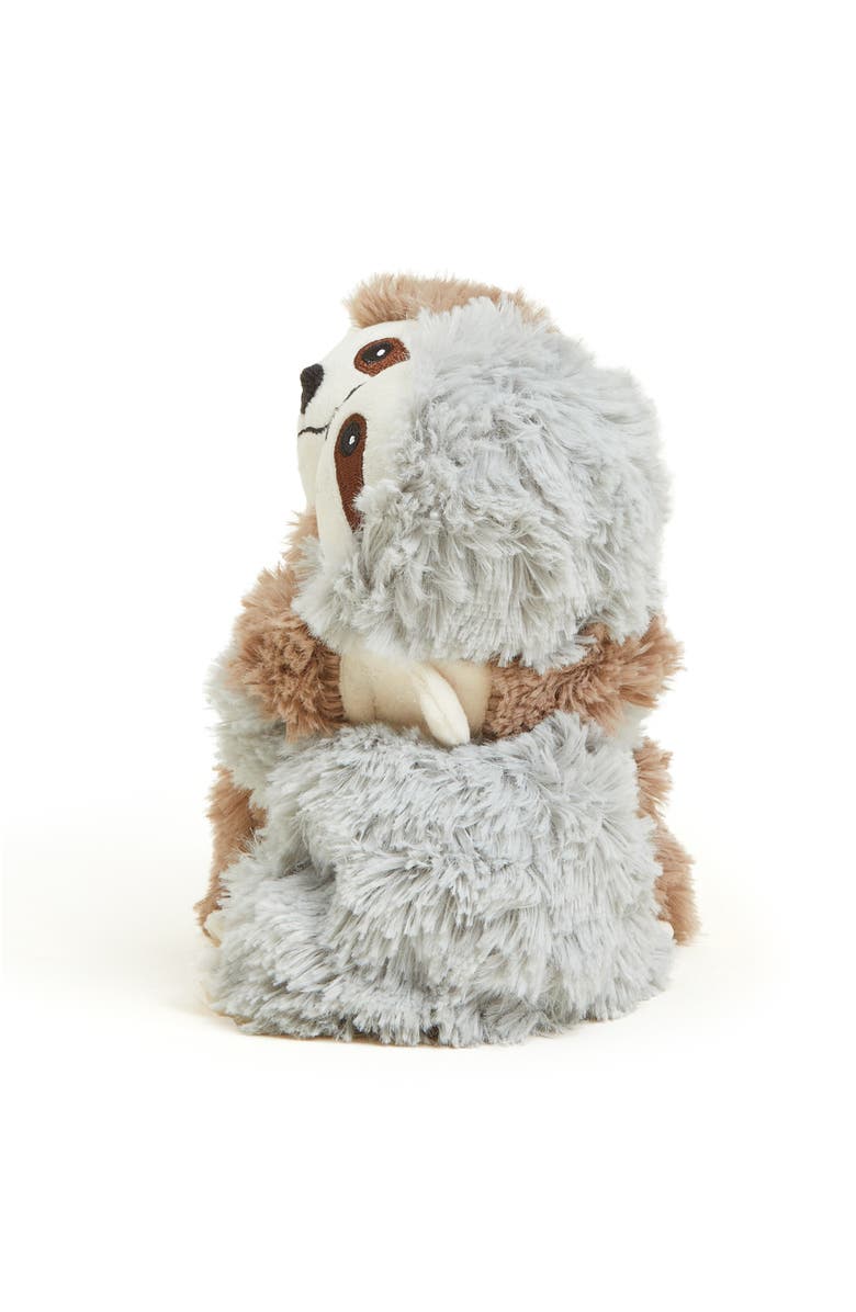 Warmies Sloth Hugs Plush Toy, Alternate, color, Brown/Grey