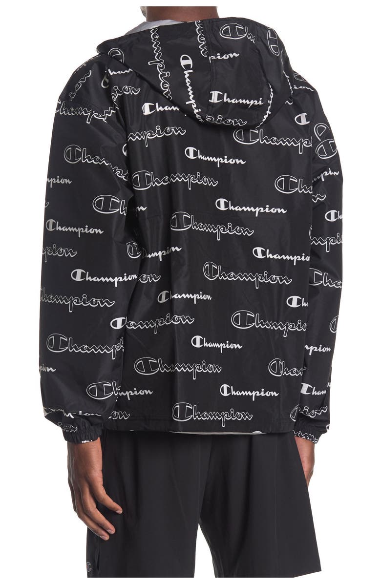 Champion Printed Packable Half Zip Jacket, Alternate, color, 