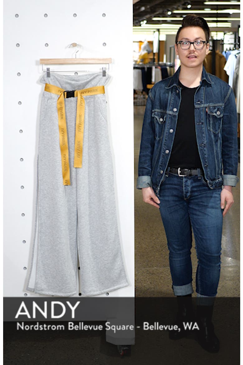 Paperbag Waist Split Leg Joggers video