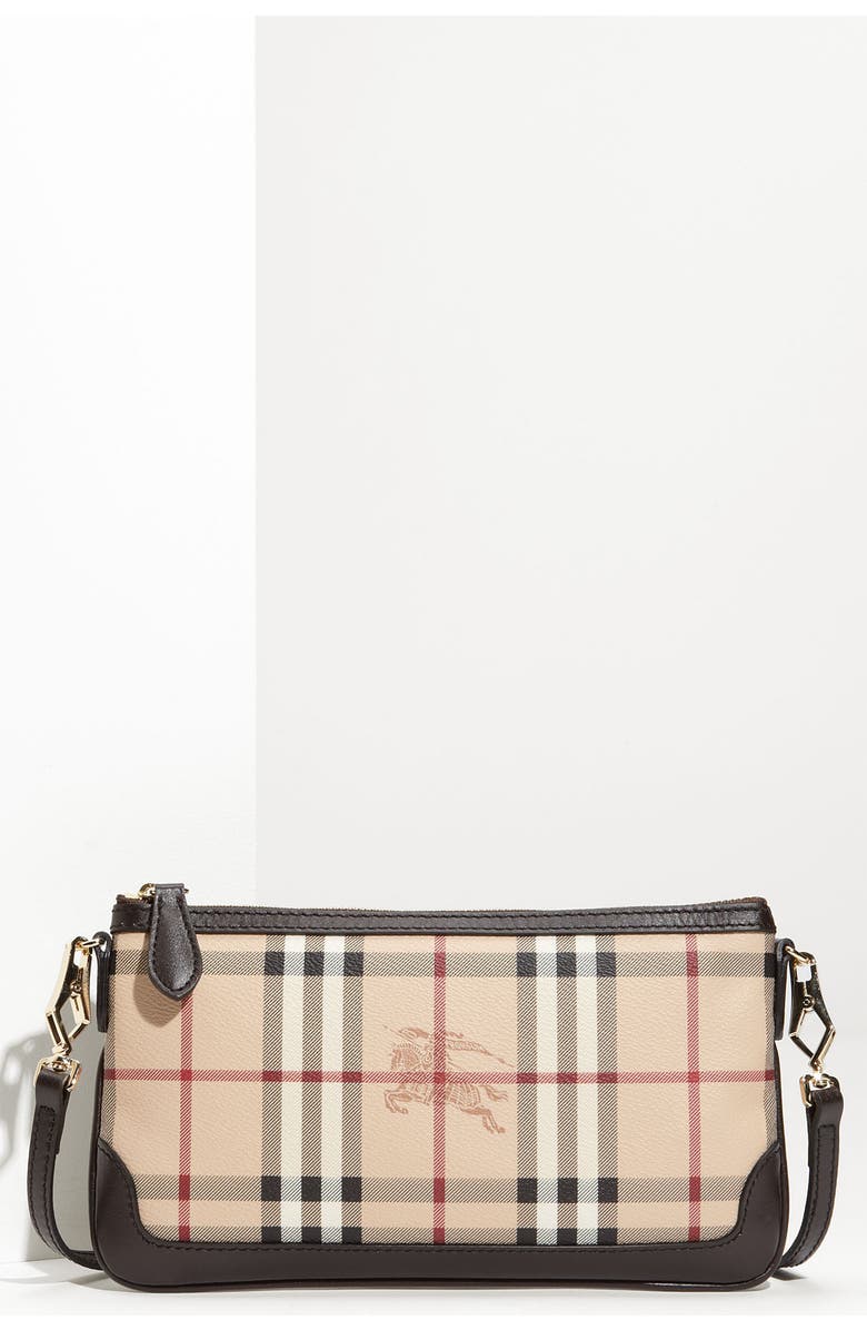 Burberry 'Haymarket Check' Crossbody Bag, Main, color,