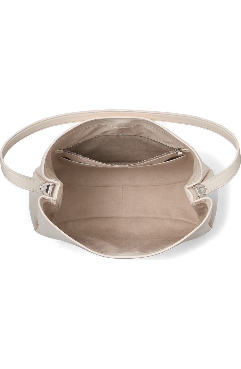 Kate Spade New York large grace leather shoulder bag, Alternate, color, Cream