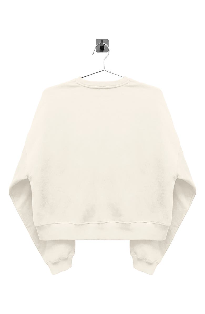 Ripple Junction Emotionally Unavailable Sweatshirt, Alternate, color, Cream