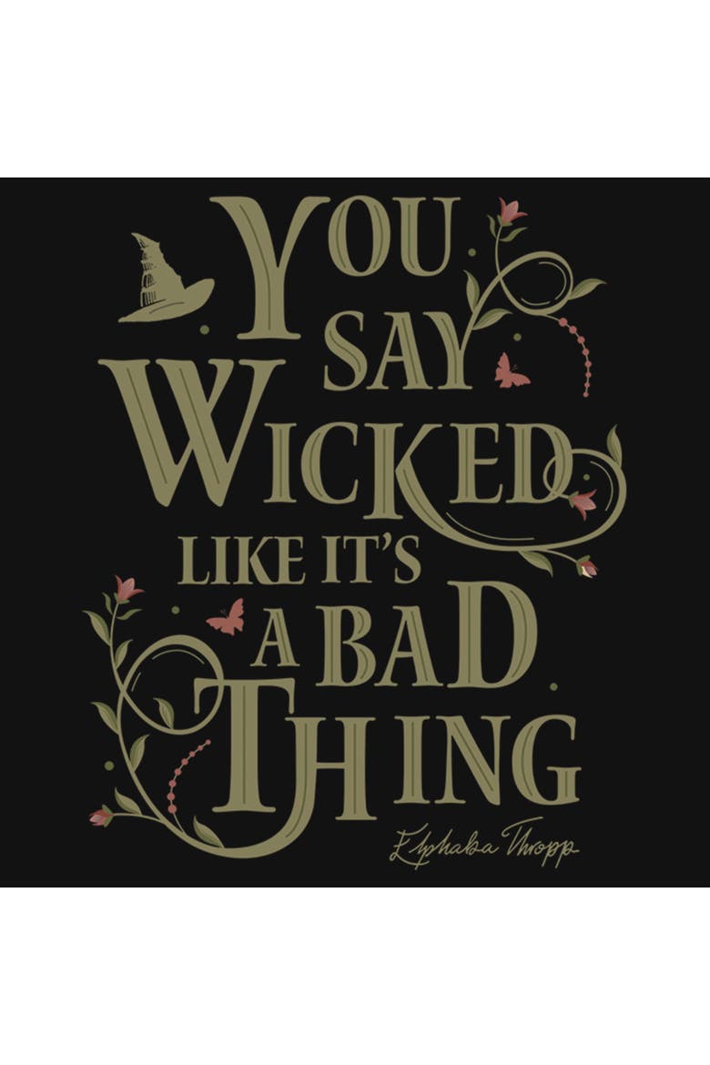 Girls' You Say It Like It's a Bad Thing Short Sleeve Graphic T-Shirt, Alternate, color, Black