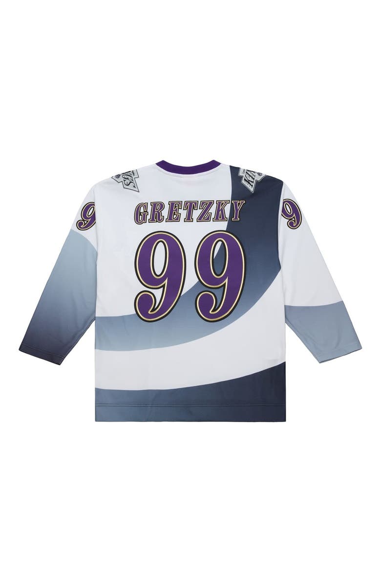 Mitchell & Ness Men's Mitchell & Ness Wayne Gretzky White Los Angeles Kings 1995-96 Power Play Jersey, Alternate, color, White