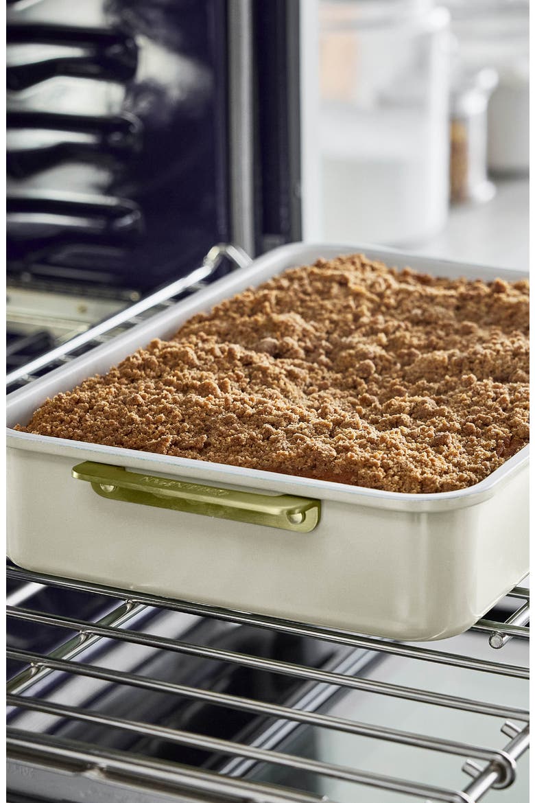 Reserve Bakeware Rectangular Cake Pan, Alternate, color, CREAM