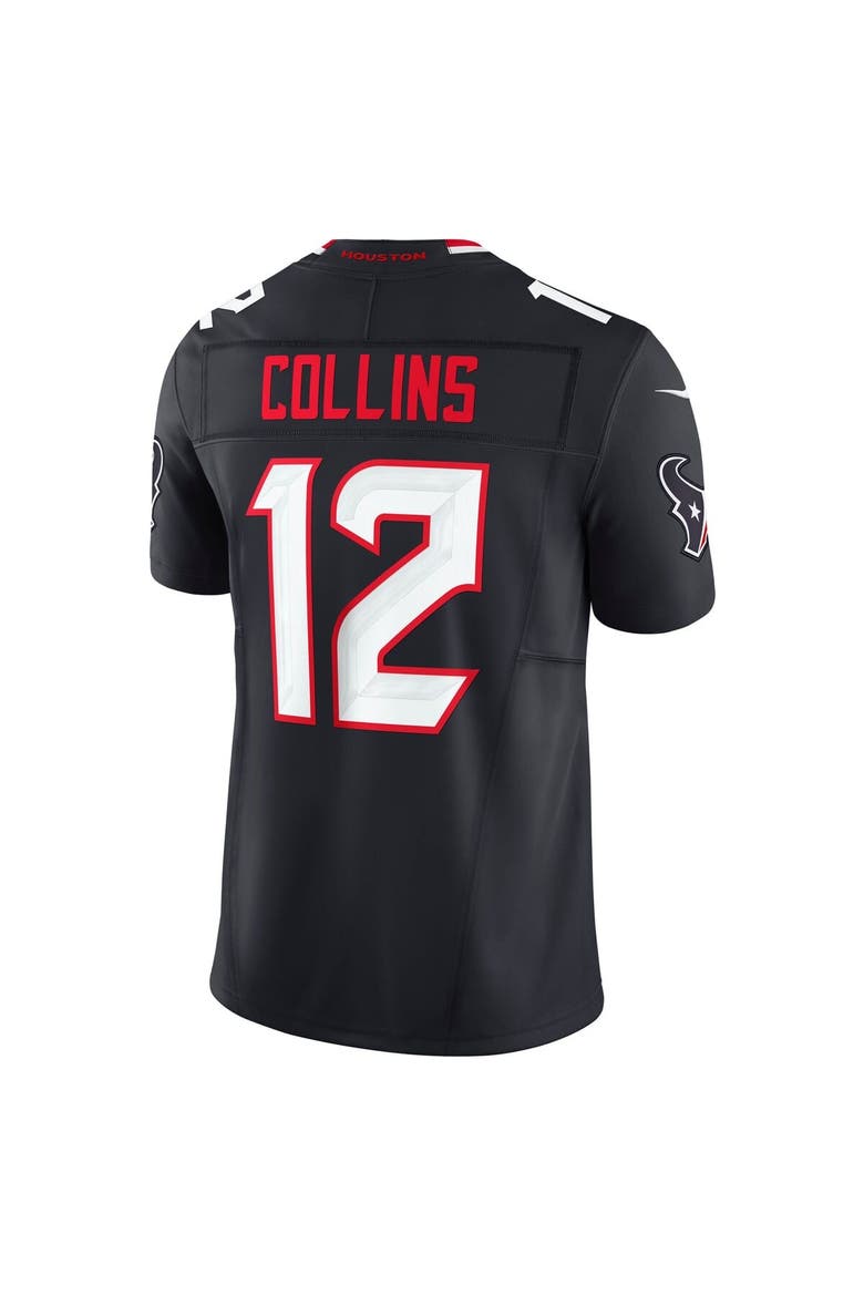 Men's Nike Nico Collins Navy Houston Texans Team Vapor F.U.S.E. Limited Jersey, Alternate, color, Navy