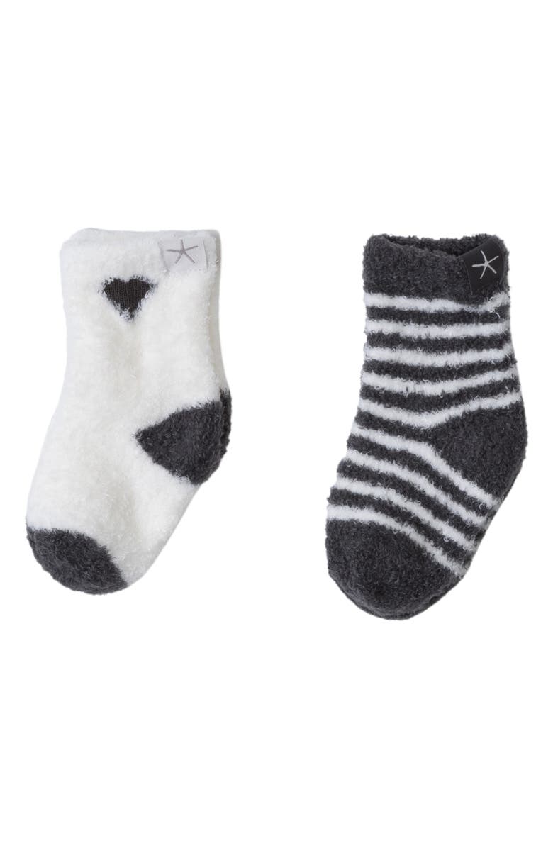 Barefoot Dreams<sup>®</sup> 2-Pack Socks, Main, color, Carbon-Pearl